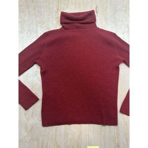 Eileen Fisher Red Turtleneck Sweater